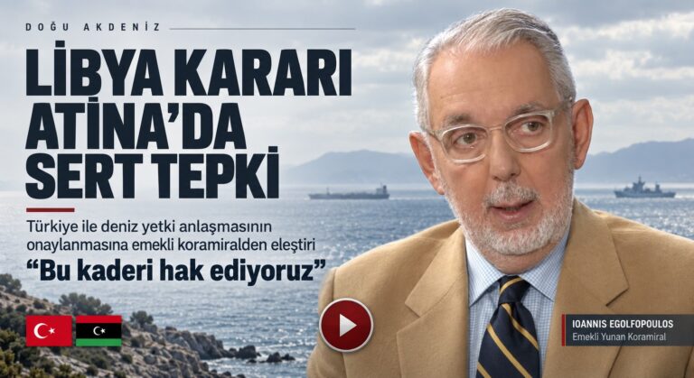 Emekli Yunan Koramiralden Libya Tepkisi