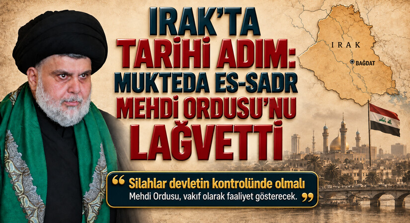 Mukteda es-Sadr Mehdi Ordusu’nu Lağvetti