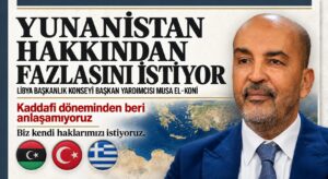 Libya’dan Yunanistan’a Eleştiri