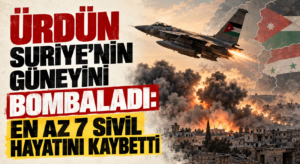 ÜRDÜN’DEN SURİYE’NİN GÜNEYİNE HAVA SALDIRISI: EN AZ 7 SİVİL HAYATINI KAYBETTİ