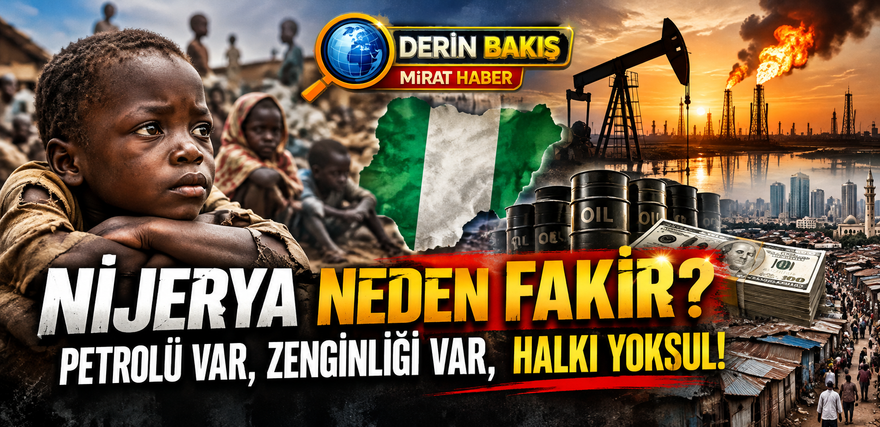 NİJERYA NEDEN FAKİR? PETROLÜ VAR, ZENGİNLİĞİ VAR, HALKI YOKSUL!