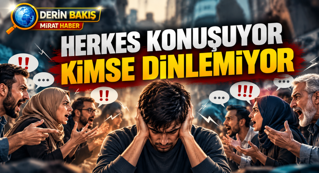 Herkes Konuşuyor, Kimse Dinlemiyor: Toplum Nereye Gidiyor?