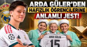 Arda Güler, Hafızlık Öğrencilerine Forma Gönderdi