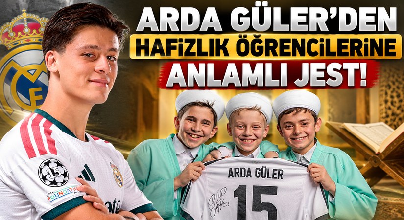 Arda Güler, Hafızlık Öğrencilerine Forma Gönderdi