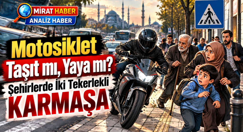 Motosiklet Taşıt mı, Yaya mı? Şehirlerde İki Tekerlekli Karmaşa