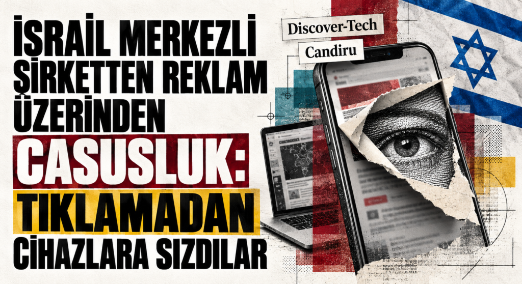 İSRAİL MERKEZLİ ŞİRKETTEN REKLAM ÜZERİNDEN CASUSLUK: TIKLAMADAN CİHAZLARA SIZDILAR