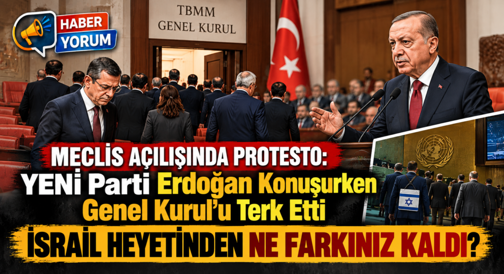 Meclis Açılışında Protesto: YENİ Parti Erdoğan Konuşurken Genel Kurul’u Terk Etti