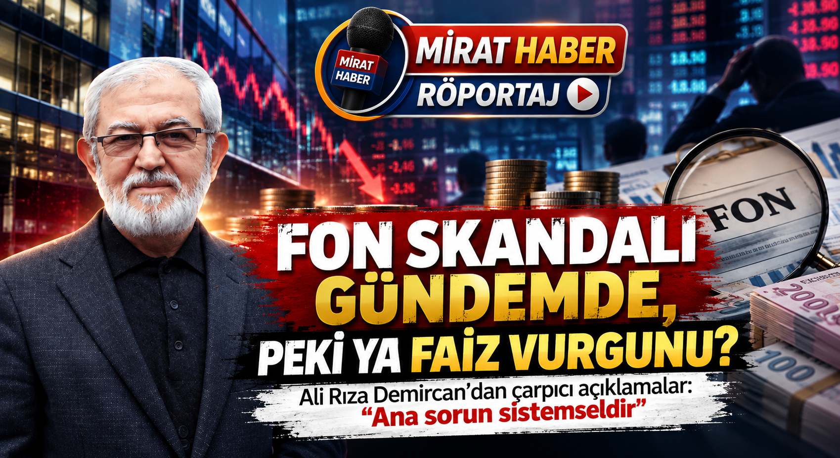 FON SKANDALI GÜNDEMDE: Ali Rıza Demircan’dan çarpıcı açıklamalar: “Ana sorun sistemseldir”