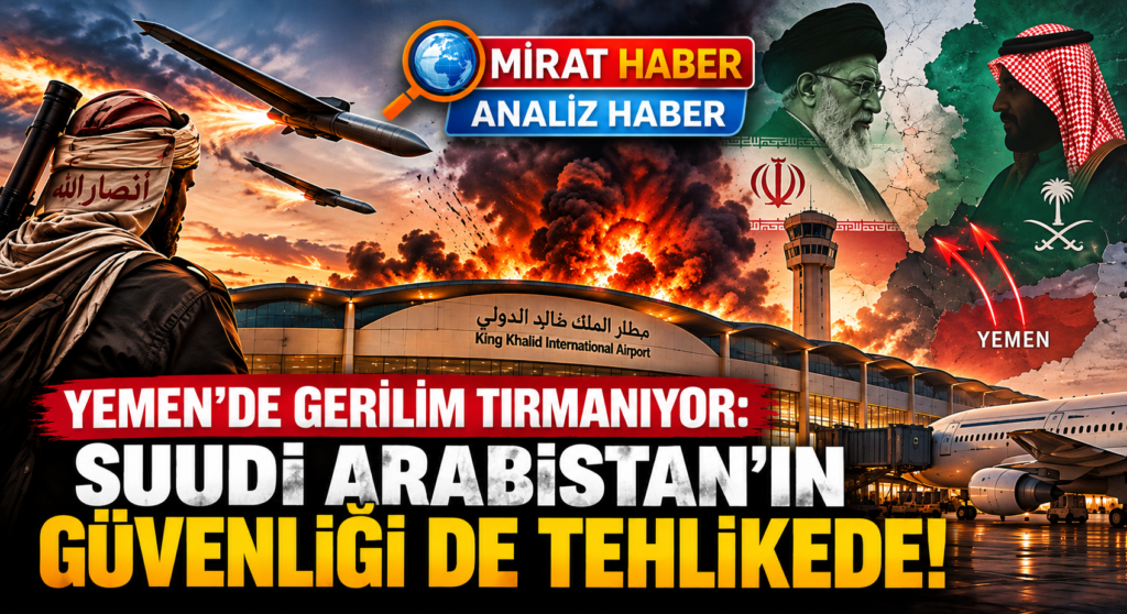 YEMEN’DE GERİLİM TIRMANIYOR: SUUDİ ARABİSTAN’IN GÜVENLİĞİ DE TEHLİKEDE!