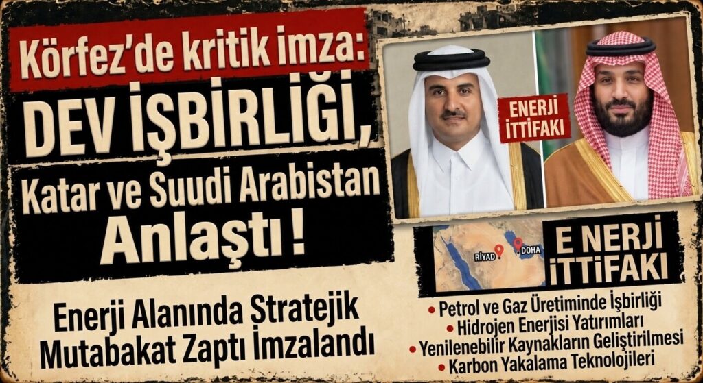 Katar ve Suudi Arabistan anlaştı!