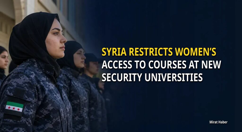 Syria restricts women’s access to courses at new security universities
