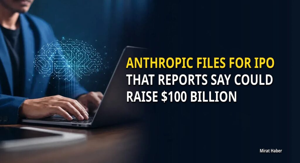 Anthropic files for IPO that reports say could raise $100 billion