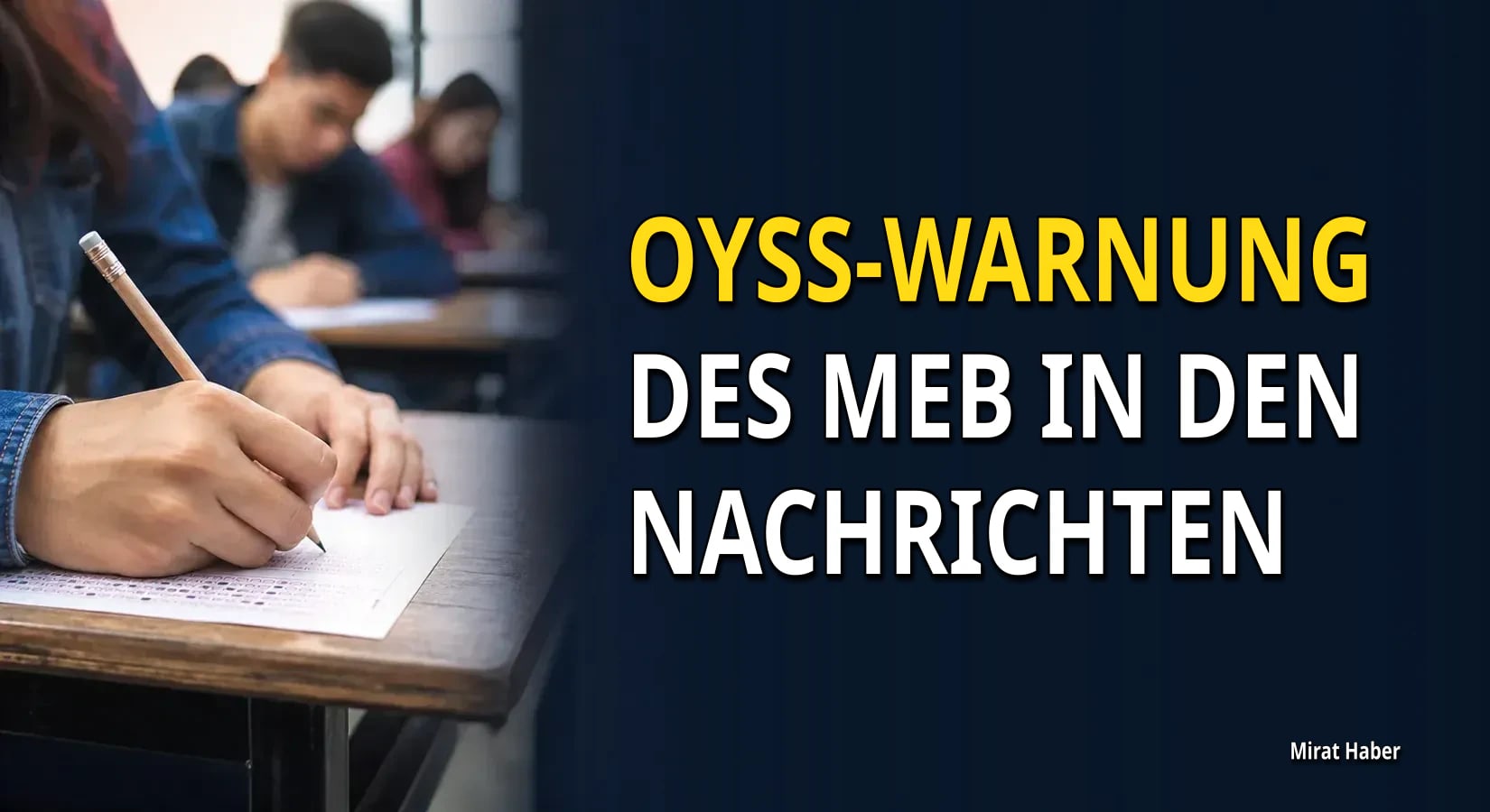 OYSS-Warnung des MEB in den Nachrichten