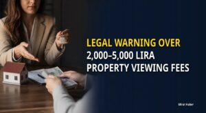 Legal warning over 2,000–5,000 lira property viewing fees