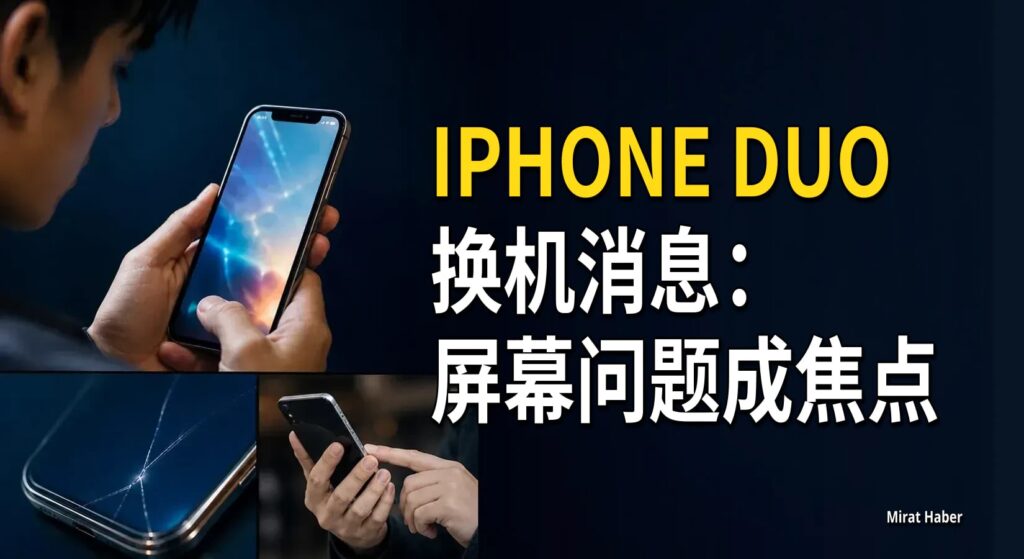iPhone Duo换机消息：屏幕问题成焦点