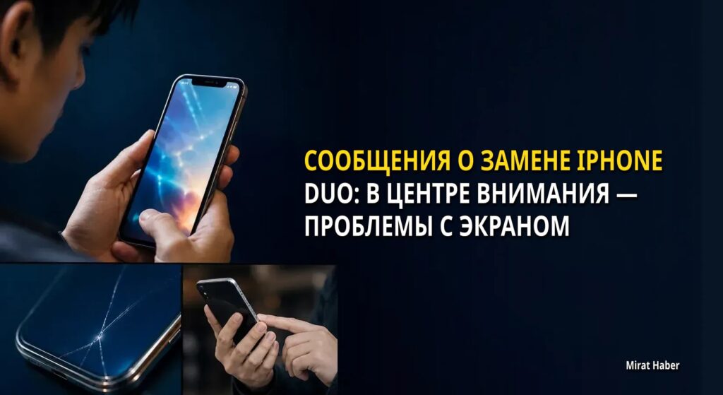 Сообщения о замене iPhone Duo: в центре внимания — проблемы с экраном