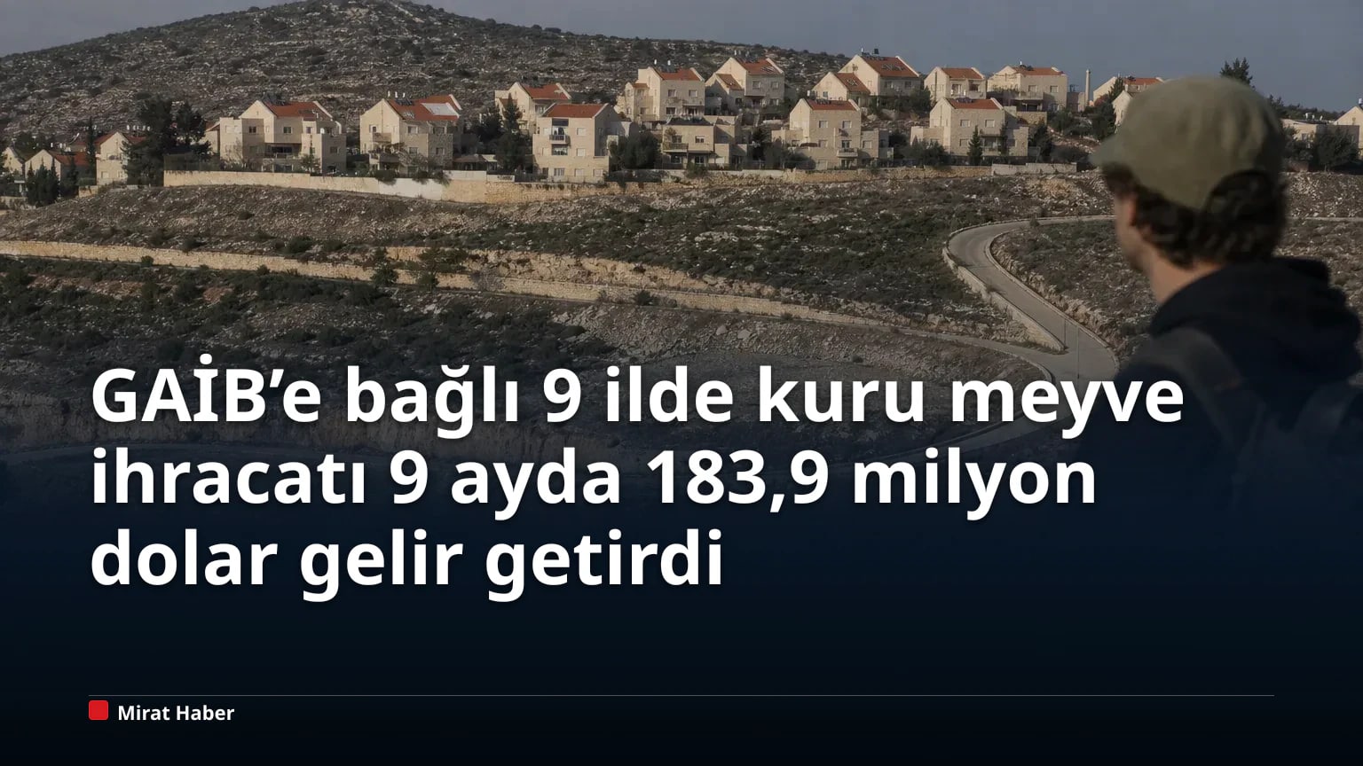 GAİB’e bağlı 9 ilde kuru meyve ihracatı 9 ayda 183,9 milyon dolar gelir getirdi