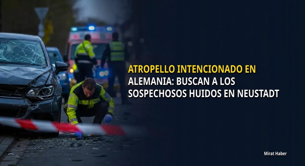Atropello intencionado en Alemania: buscan a los sospechosos huidos en Neustadt
