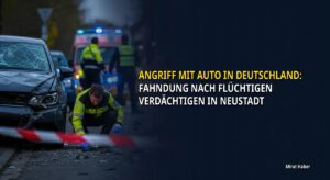 Angriff mit Auto in Deutschland: Fahndung nach flüchtigen Verdächtigen in Neustadt