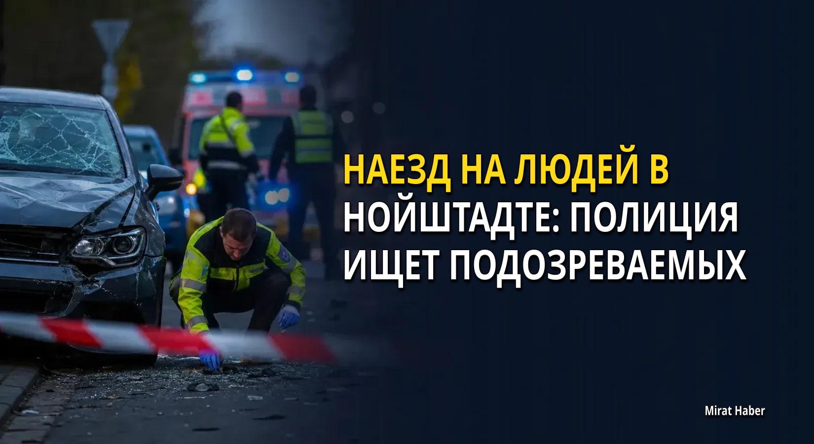 Наезд на людей в Нойштадте: полиция ищет подозреваемых
