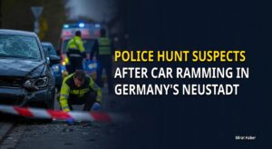 Police hunt suspects after car ramming in Germany’s Neustadt