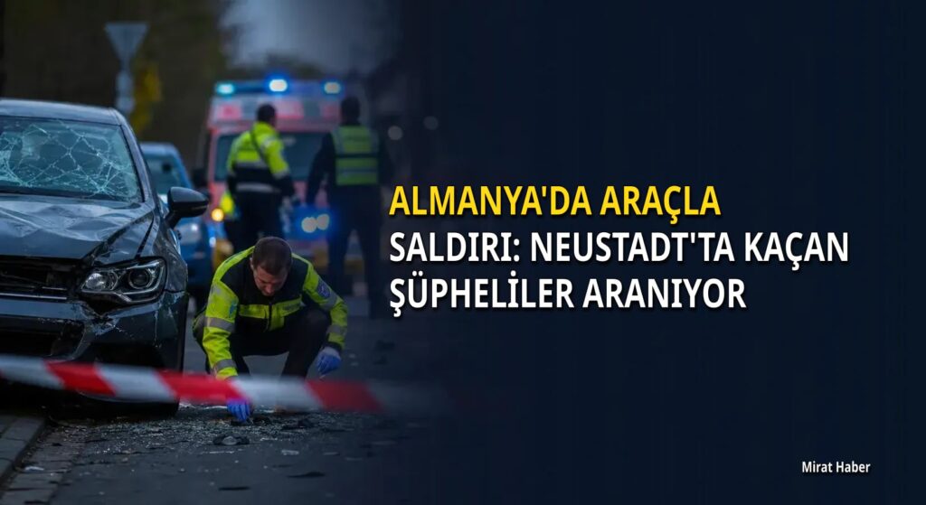Almanya’da araçla saldırı: Neustadt’ta kaçan şüpheliler aranıyor