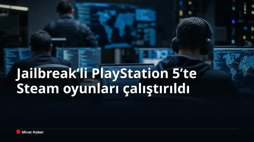 Jailbreak’li PlayStation 5’te Steam oyunları çalıştırıldı