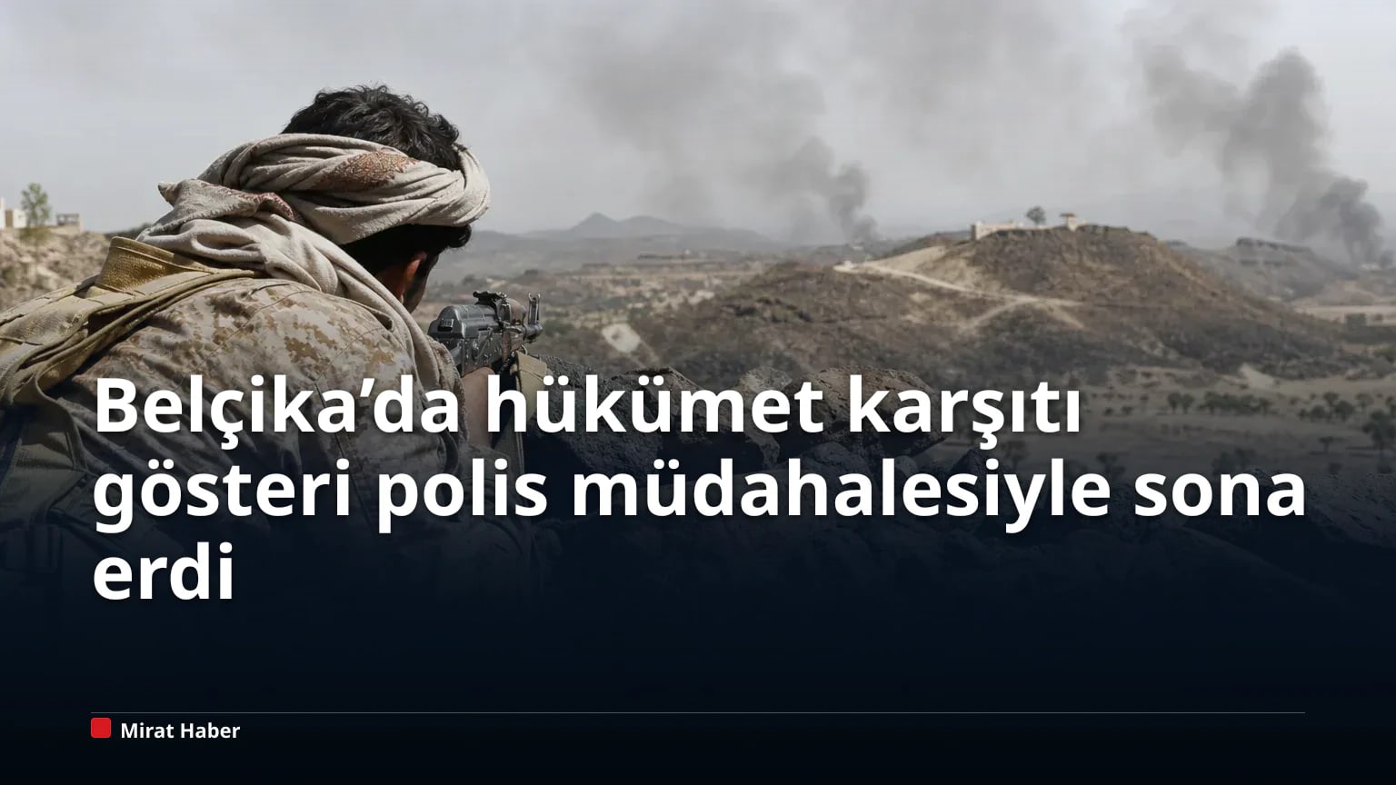 Belçika’da hükümet karşıtı gösteri polis müdahalesiyle sona erdi