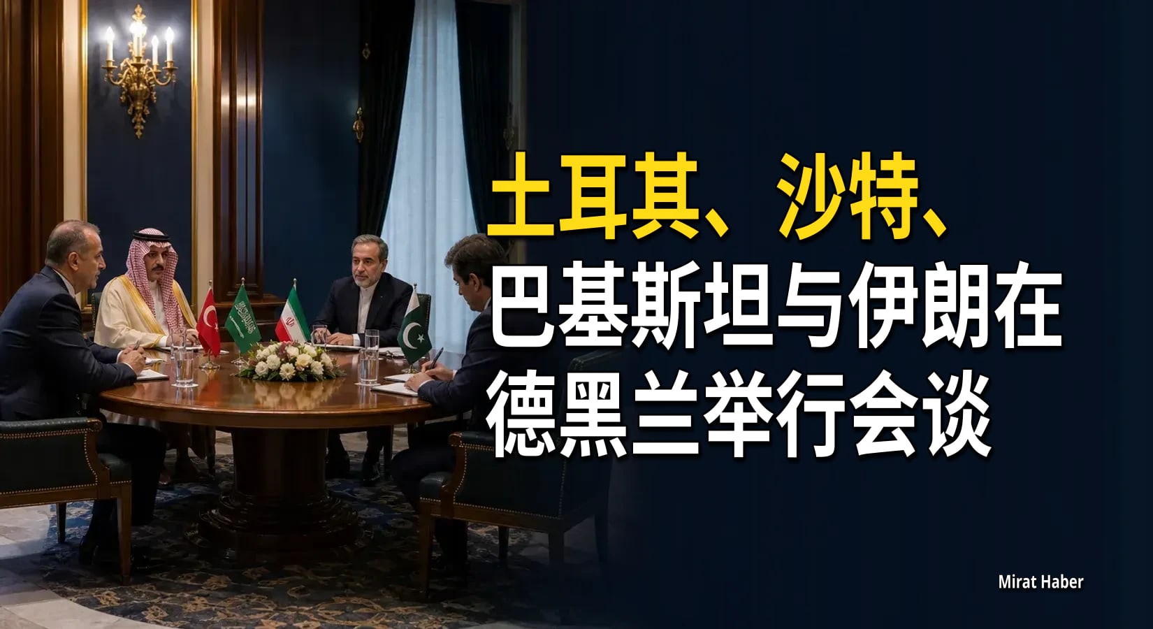 土耳其、沙特、巴基斯坦与伊朗在德黑兰举行会谈
