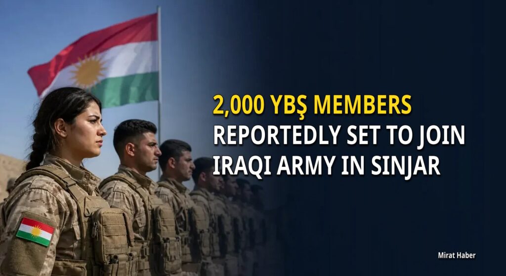 2,000 YBŞ members reportedly set to join Iraqi army in Sinjar