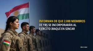 Informan de que 2.000 miembros de YBŞ se incorporarán al Ejército iraquí en Sincar