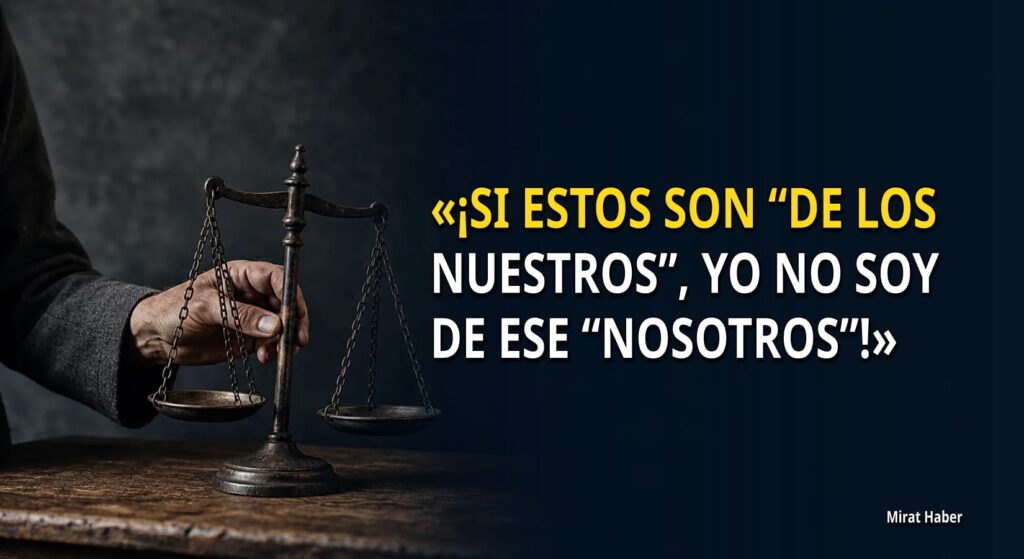 «¡SI ESTOS SON “DE LOS NUESTROS”, YO NO SOY DE ESE “NOSOTROS”!»