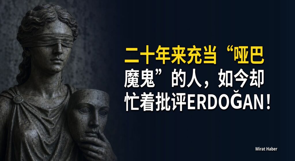 二十年来充当“哑巴魔鬼”的人，如今却忙着批评Erdoğan！