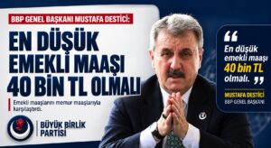 En Düşük Emekli Maaşı 40 Bin TL Olmalı