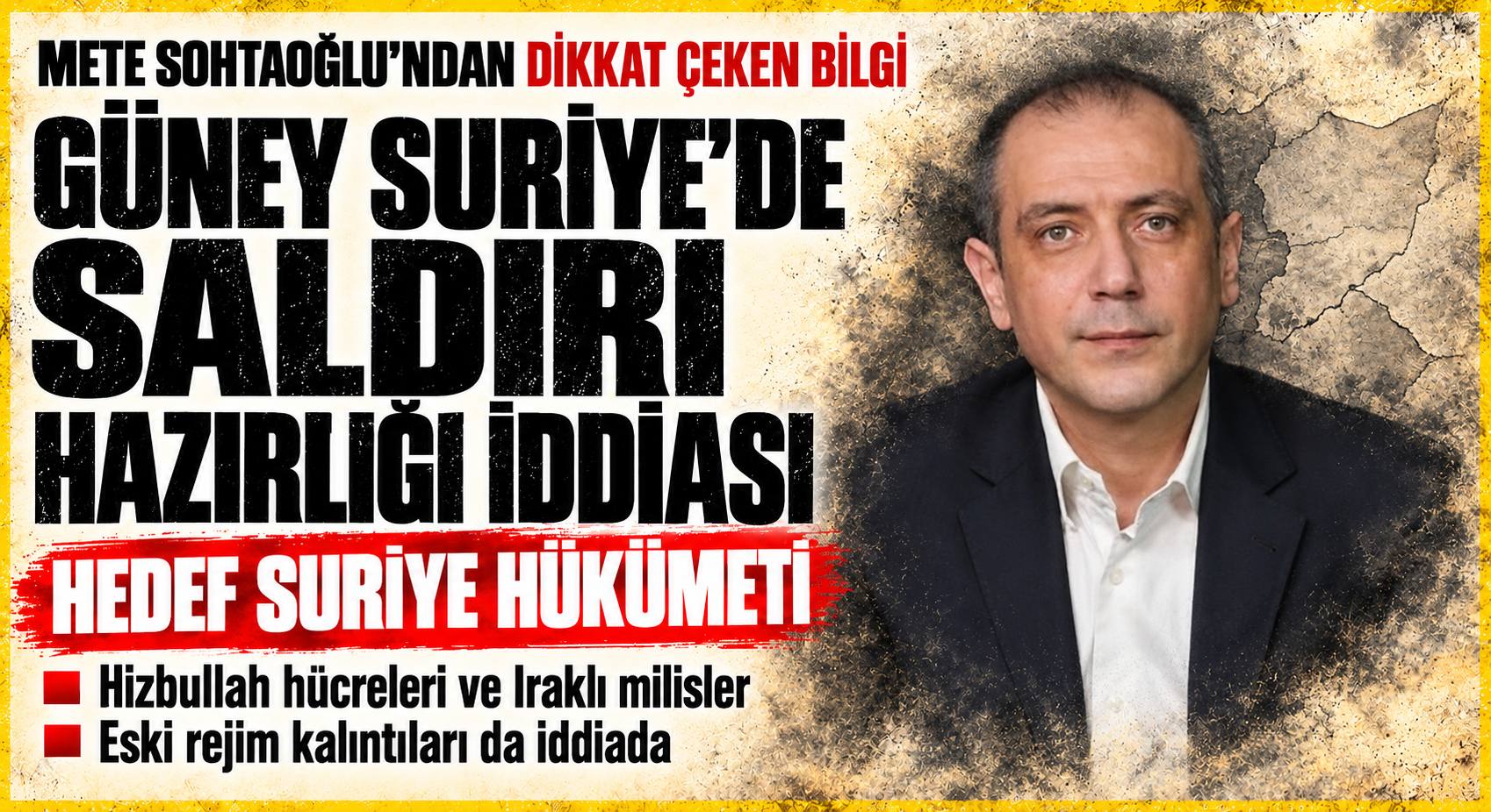 Hizbullah Hücreleri Tarafından, Suriye Hükümetine Saldırı Hazırlığı